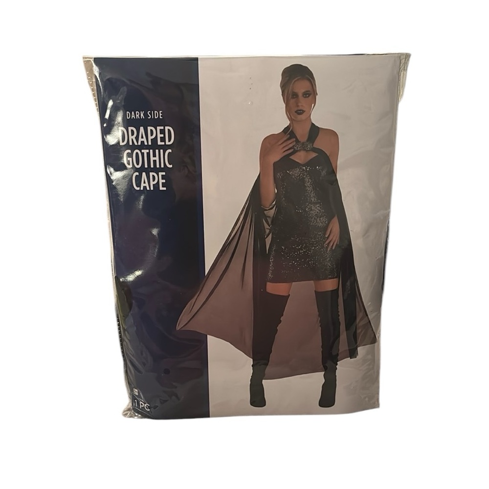 Draped Gothic Cape for Women